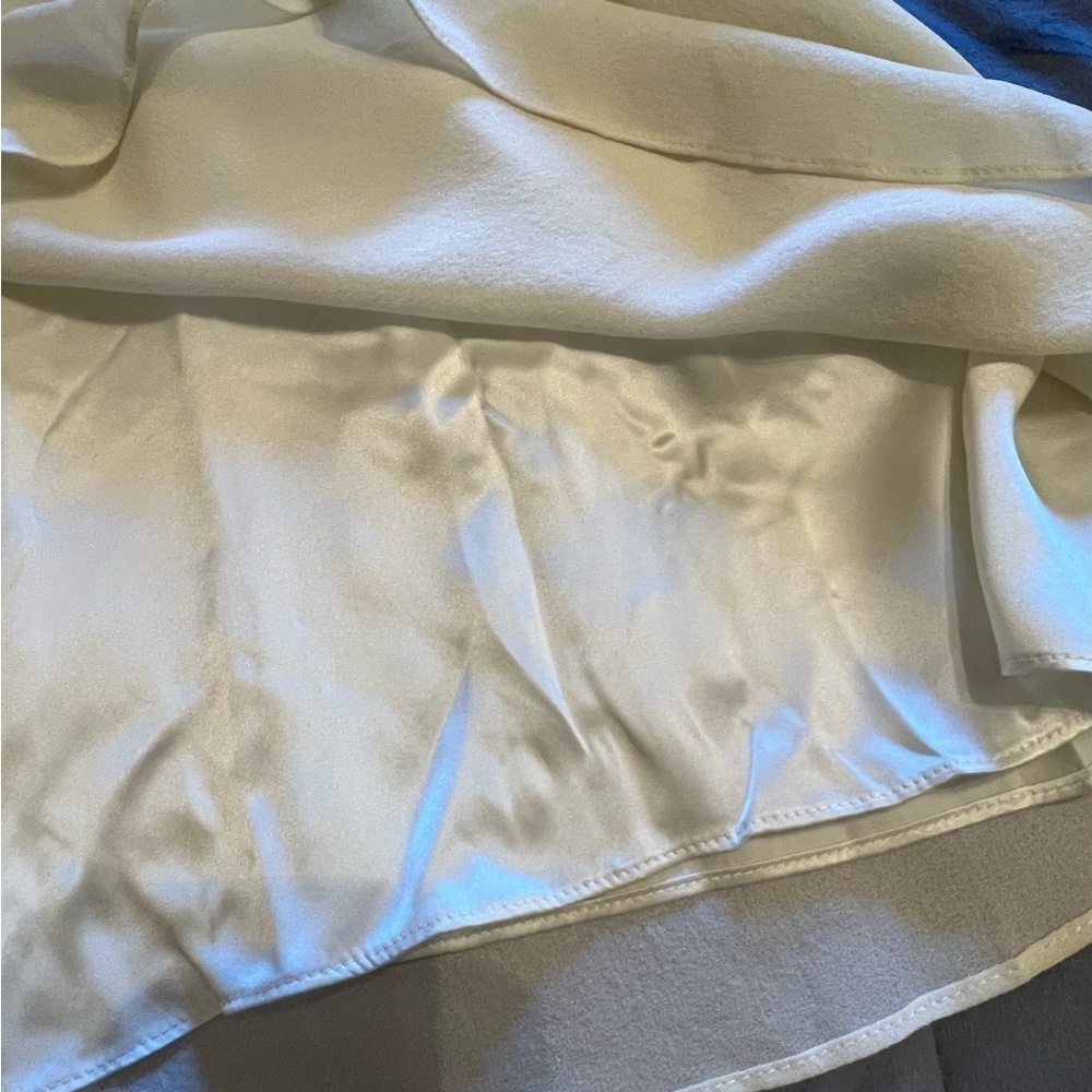 Vanessa Bruno 100% silk cream color dress EU size 40/US size 8, new with tags - Picture 11 of 13